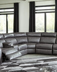 Samperstone 6-Piece Power Reclining Sectional