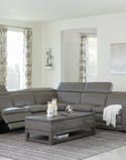 Texline 6-Piece Power Reclining Sectional