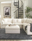 Hobson 6-piece Reversible Cushion Modular Sectional Off-White