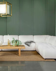 Sunny 6-piece Upholstered Sectional Natural